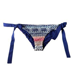 Missoni Mare Multicolor Zig Zag Textured Bikini Bottom NWOT Size 44
